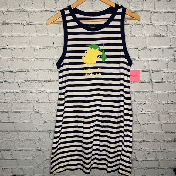 NWT Kate Spade striped T-shirt dress. Small - Picture 1 of 2